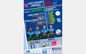 NATIONALE 2 BOURGOIN JALLIEU TT 1 reçoit CTTCMM 1