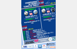 PRE REGIONALE CHILLY MORANGIS CTT 5 reçoit MASSY 01 (Saison 24-25 / Phase 1 / Journée 1)