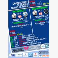 PRE REGIONALE ATHIS MONS 02 reçoit CHILLY MORANGIS CTT 5 (Saison 24-25 / Phase 1 / Journée 4)